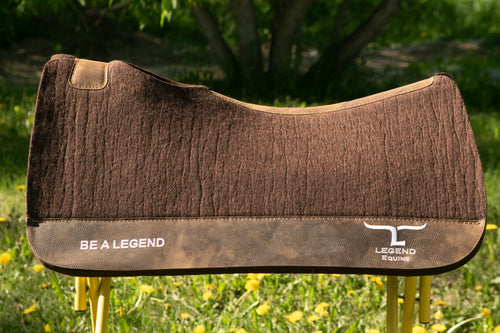 Dark Brown Legend Equine Saddle Pad 